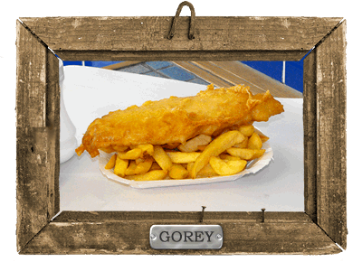 Fish and Chips in Gorey Jersey